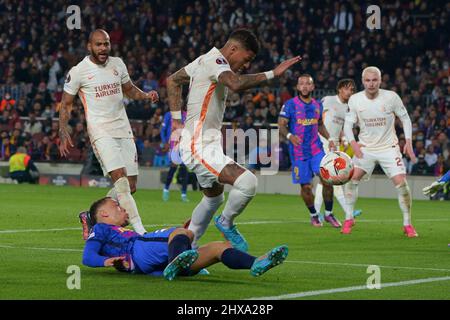 Barcellona, Spagna. 10th Mar 2022. 10th marzo 2022 ; Nou Camp, Barcellona, Spagna ; Europa League Football, FC Barcelona Versus Galatasaray SK: Credit: Action Plus Sports Images/Alamy Live News Foto Stock