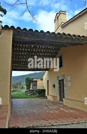 Eremo di Sant Guillermo a Campins nella regione Valles Provincia Orientale di Barcellona,Catalogna,Spagna Foto Stock