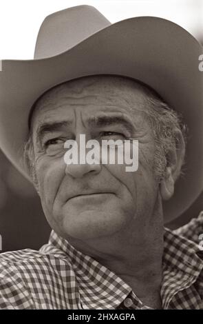 Il presidente Lyndon Baines Johnson Foto Stock