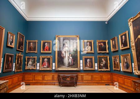 Dulwich Gallery Interior Wolfson Room , Londra UK Foto Stock