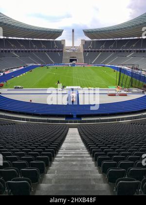 Berlino, Germania - 2 agosto 2019: Olympiastadion Olympic Stadium Foto Stock