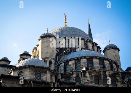 Architettura in stile ottomano, moschee e minareti dettagli, Istanbul Turchia Foto Stock