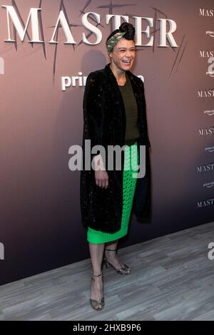 New York, Stati Uniti. 10th Mar 2022. Amber Grey partecipa alla prima di 'Master' di Amazon prime video al Metrograph (Photo by Lev Radin/Pacific Press) Credit: Pacific Press Media Production Corp./Alamy Live News Foto Stock