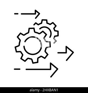 Icona astratta vettoriale sul bianco, illustrazione isolata per grafica e web design. Semplice simbolo piatto. Illustrazione Vettoriale