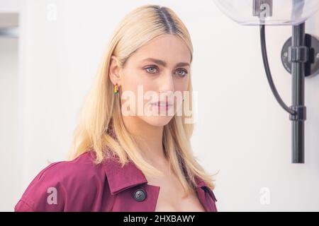 Roma, Italia. 10th Mar 2022. Miriam Leone partecipa alla fotocall del film 'Corro da te' a Roma (Photo by Matteo Nardone/Pacific Press/Sipa USA) Credit: Sipa USA/Alamy Live News Foto Stock