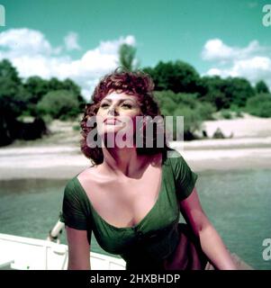 SOPHIA LOREN NELL'ORGOGLIO E NELLA PASSIONE (1957), DIRETTO DA STANLEY KRAMER. Credit: STANLEY KRAMER CO./UNITED ARTISTS / Album Foto Stock