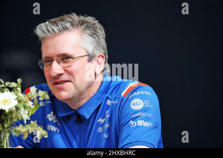Bahrein, Emirati Arabi Uniti. 11th Mar 2022. Pat Fry (GBR) responsabile tecnico del team Alpine F1. Test di formula uno, venerdì 11th marzo 2022. Sakhir, Bahrein. Credit: James Moy/Alamy Live News Foto Stock