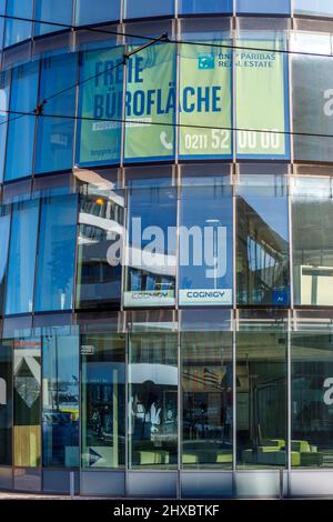 Spazio libero per uffici a Dusseldorf Medienhafen Foto Stock