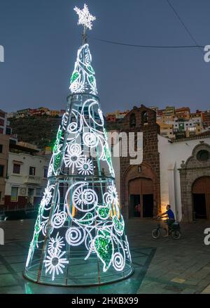 La Chiesa dell'Assunzione nella città portuale di San Sebastian a la Gomera, Isole Canarie, Spagna Foto Stock