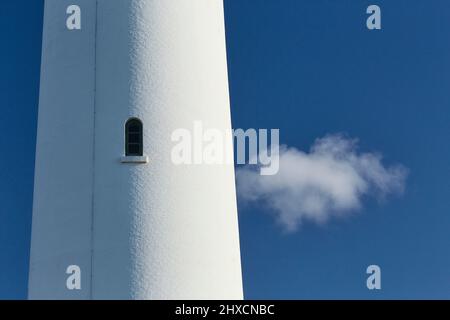 Europa, Danimarca, Jutland settentrionale, Hirtshals. Il faro Hirtshals Fyr (1863). Foto Stock