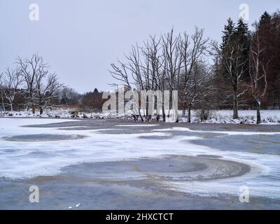 Seachtn, area di conservazione del paesaggio parte occidentale del distretto di Starnberg Foto Stock