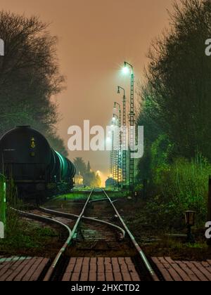 Ferrovia locale di Augusta Foto Stock