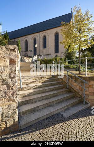 Chiesa del monastero francescano di Zeitz, Burgenlandkreis, Sassonia-Anhalt, Germania Foto Stock