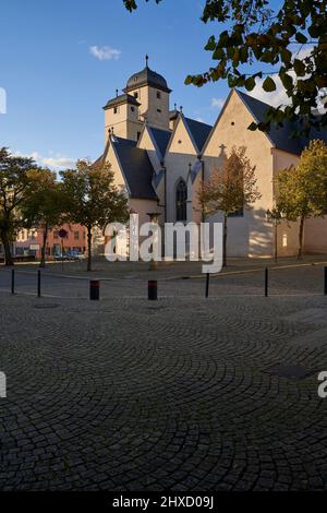 Michaeliskirche Zeitz, Burgenlandkreis, Sassonia-Anhalt, Germania Foto Stock