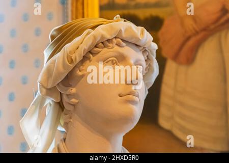 Inghilterra, Hampshire, Portsmouth, Portsmouth Historic Dockyard, il Royal Navy National Museum, la figura di HMS Illustrious Foto Stock