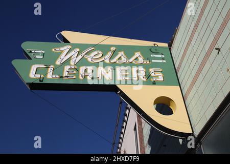 Alamosa nella valle di San Luis, Colorado. Foto Stock