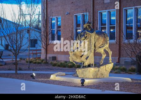 Alamosa nella valle di San Luis, Colorado. Foto Stock