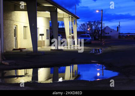 Alamosa nella valle di San Luis, Colorado. Foto Stock