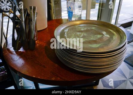 Negozio di pane artigianale a conduzione donna, l'Artisa, nella zona alla moda di la Condesa, Città del Messico, Messico Foto Stock