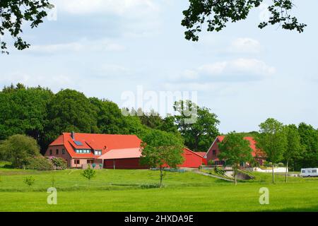 Edificio residenziale a Brema-Schönebeck, Brema-Nord, Brema, Germania, Europa Foto Stock