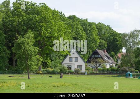 Edificio residenziale a Brema-Schönebeck, Brema-Nord, Brema, Germania, Europa Foto Stock