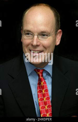 Principe Alberto di Monaco Luglio 2005 Foto Stock