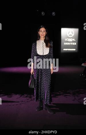 Madrid, Spagna. 11th Mar, 2022. Nella prima fila della collezione 'Jorge Vazquez' durante la Pasarela Cibeles Mercedes-Benz Fashion Week Madrid 2022 a Madrid, venerdì 11 marzo 2022. Credit: CORDON PRESS/Alamy Live News Foto Stock