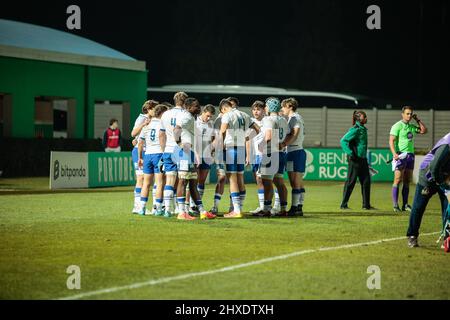 Treviso, Italia. 11th Mar 2022. Italia nel corso del 2022 sei Nazioni Under 20 - Italia vs Scozia, Rugby Six Nations Match a Treviso, Italia, Marzo 11 2022 Credit: Independent Photo Agency/Alamy Live News Foto Stock