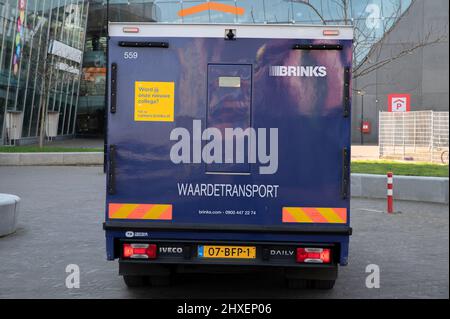 Backside Brinks Waardetransport Company ad Amsterdam Paesi Bassi 11-3-2022 Foto Stock