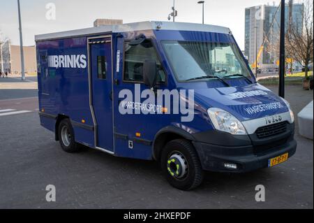 Brinks Waardetransport Company ad Amsterdam Paesi Bassi 11-3-2022 Foto Stock