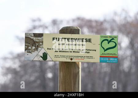 Vienna, Austria. 06 marzo 2022. Il Lainzer Tiergarten di Vienna. Foto Stock