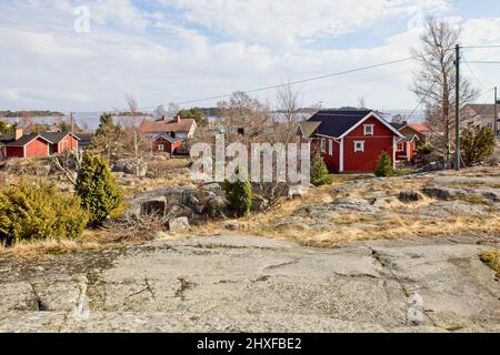 Isola di Haapasaari nel Parco Nazionale del Golfo Orientale di Finlandia, Finlandia. Foto Stock