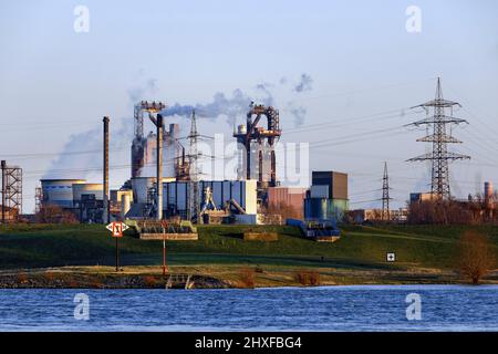 Altoforno ThyssenKrupp Steel Europe AG Foto Stock