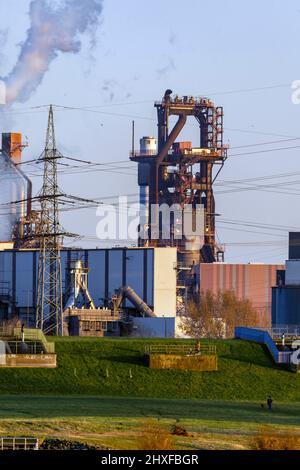 Altoforno ThyssenKrupp Steel Europe AG Foto Stock