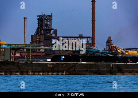 Lavori metallurgici di ThyssenKrupp Steel AG Foto Stock