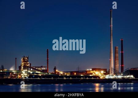 Lavori metallurgici di ThyssenKrupp Steel AG Foto Stock