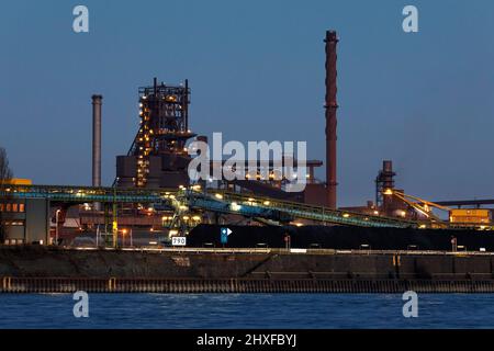 Lavori metallurgici di ThyssenKrupp Steel AG Foto Stock