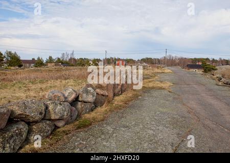 Isola di Haapasaari nel Parco Nazionale del Golfo Orientale di Finlandia, Finlandia. Foto Stock