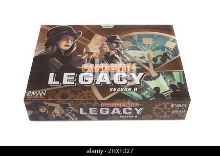 Il gioco da tavolo, Pandemic Legacy Foto Stock