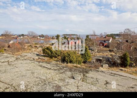 Isola di Haapasaari nel Parco Nazionale del Golfo Orientale di Finlandia, Finlandia. Foto Stock