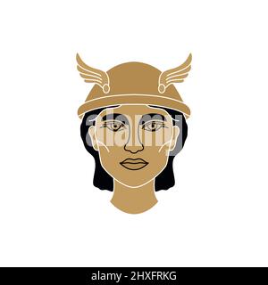 Hermes dio greco Illustrazione Vettoriale