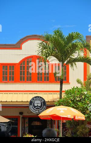 Impressioni panoramiche dal famoso Honolulu, Oahu HI Foto Stock