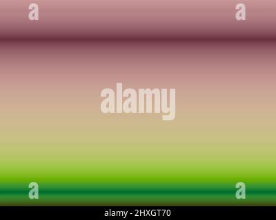 Sfondo astratto, rosa verde sfumato, fluorescente orizzontale forma sfumatura decorativo moderno pattern Foto Stock