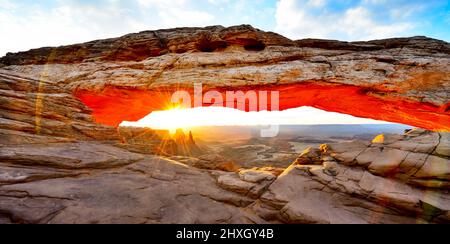 Il Parco Nazionale di Canyonlands, Utah-STATI UNITI D'AMERICA Foto Stock