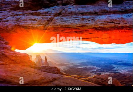 Il Parco Nazionale di Canyonlands, Utah-STATI UNITI D'AMERICA Foto Stock