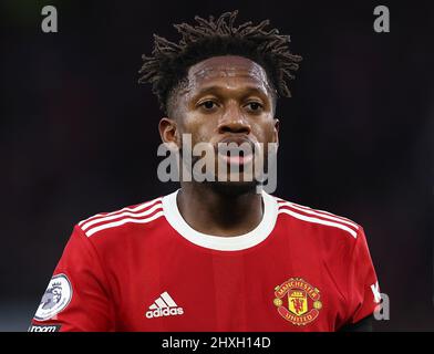 Manchester, Inghilterra, 12th marzo 2022. Fred of Manchester United durante la partita della Premier League a Old Trafford, Manchester. Il credito dovrebbe essere: Darren Staples / Sportimage Foto Stock