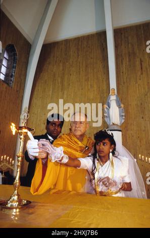 Isola Maurizio comunità cristiana padre Souchon Immacolata Concezione Parrocchia Foto Stock