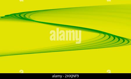 Sfondo astratto 8K verde chiaro verde scuro verde nero bianco onde linee curve gradiente Foto Stock