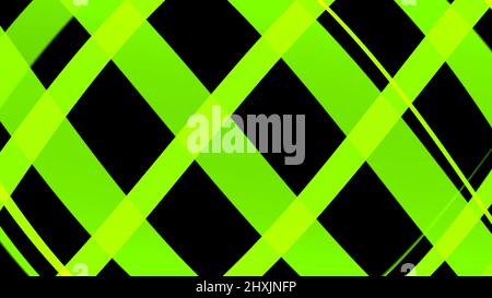 Sfondo astratto 8K verde chiaro verde scuro verde nero bianco onde linee curve gradiente Foto Stock