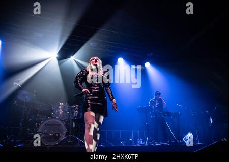 CHVRCHES - SWG3 Glasgow 12th marzo 2022 Foto Stock